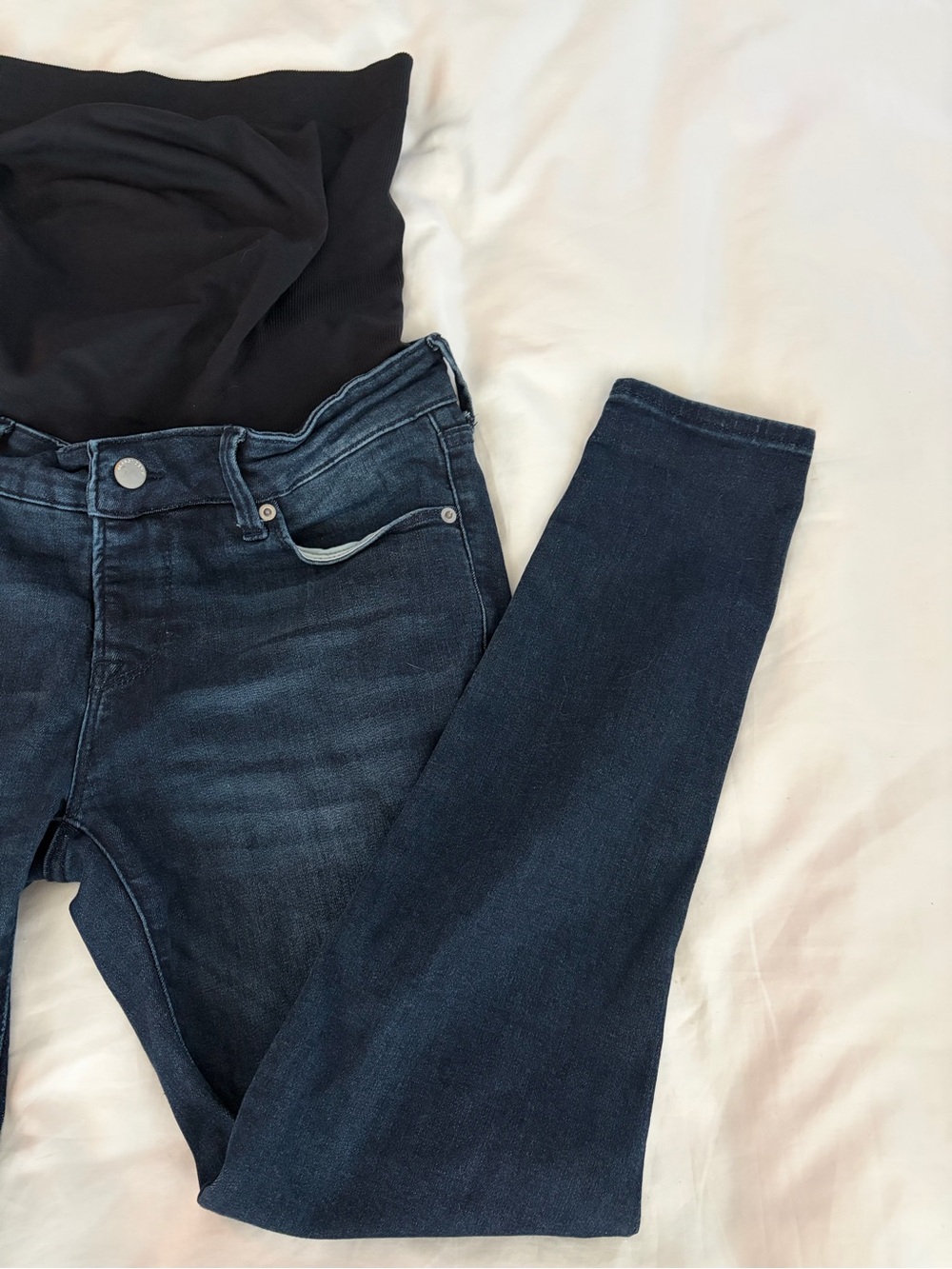 BLANQI Dark Blue Maternity Jeans Size 8